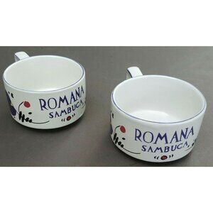 ROMANA SAMBUCA TWO COFFEE CUPS